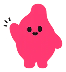 KIMO, the Kimchi Mobile mascot, waving hello
